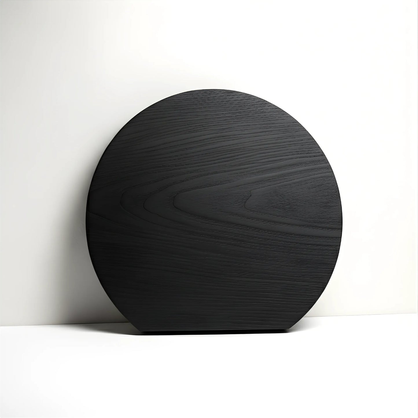 Etsu: Modern Round Shou Sugi Ban Board for Entertaining & Display