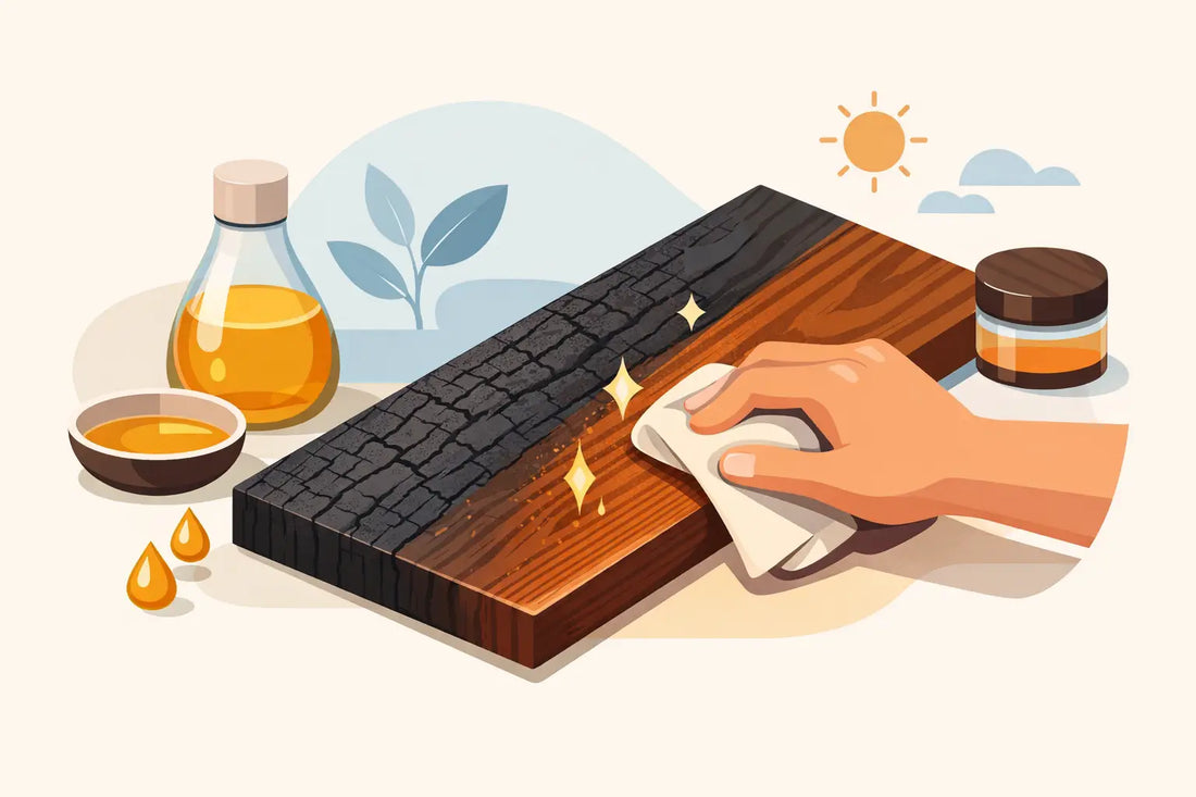 How to Oil Burnt Wood Boards Without Dulling Them