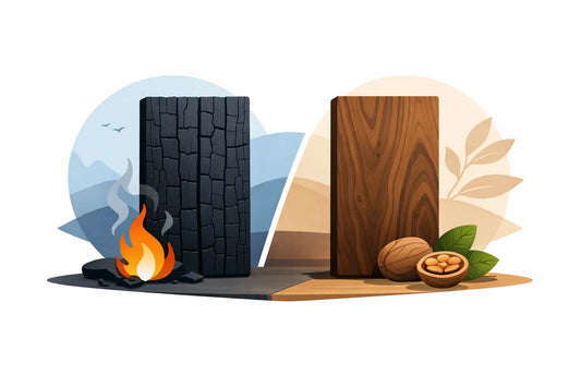 Charred Wood Versus Walnut Board Compared
