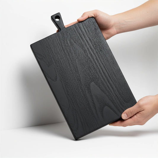 Shoku Prep Board: Compact Shou Sugi Ban Board for Small Spaces & Quick Prep